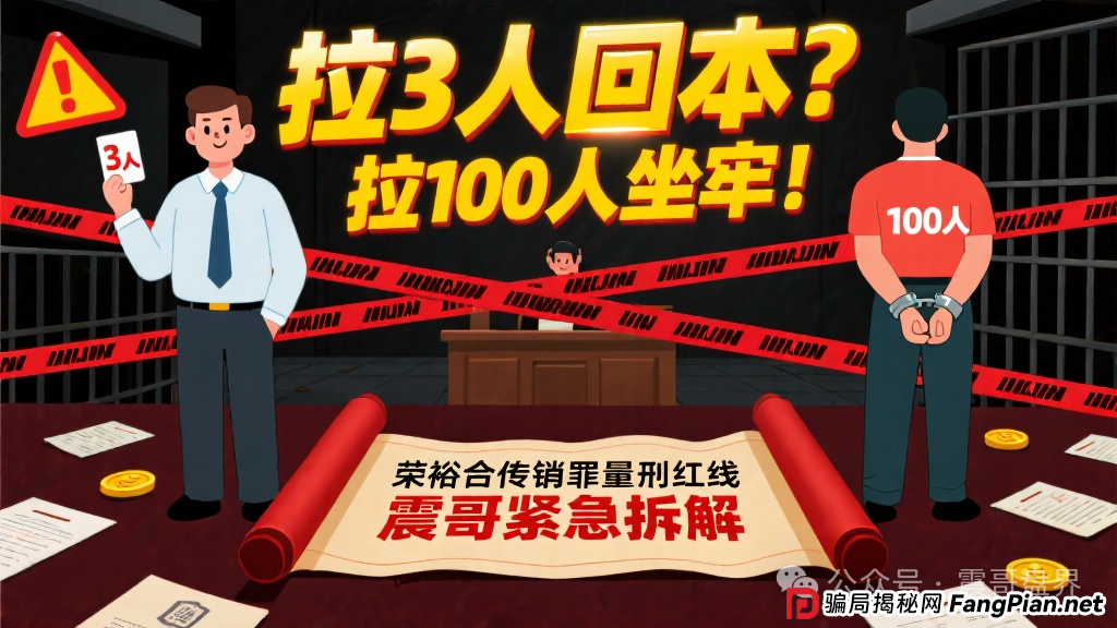 拉3人回本?拉100人坐牢!荣裕合传销罪量刑红线震哥紧急拆解 拉3人回本?拉100人坐牢!荣裕合传销罪量刑红线震哥紧急拆解