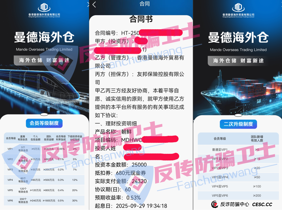 号称“高额返租”的诱饵，实则“曼德海外仓”的吸金陷阱