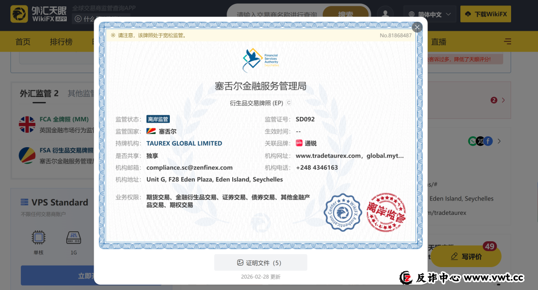 持牌FCA顶格MM资质的Taurex，竟是东亚韭菜收割工厂？