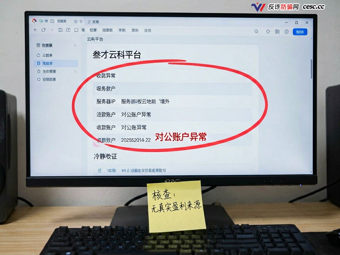叁才云科高危期已到，提现通道正在关闭，重点监控，本金清零