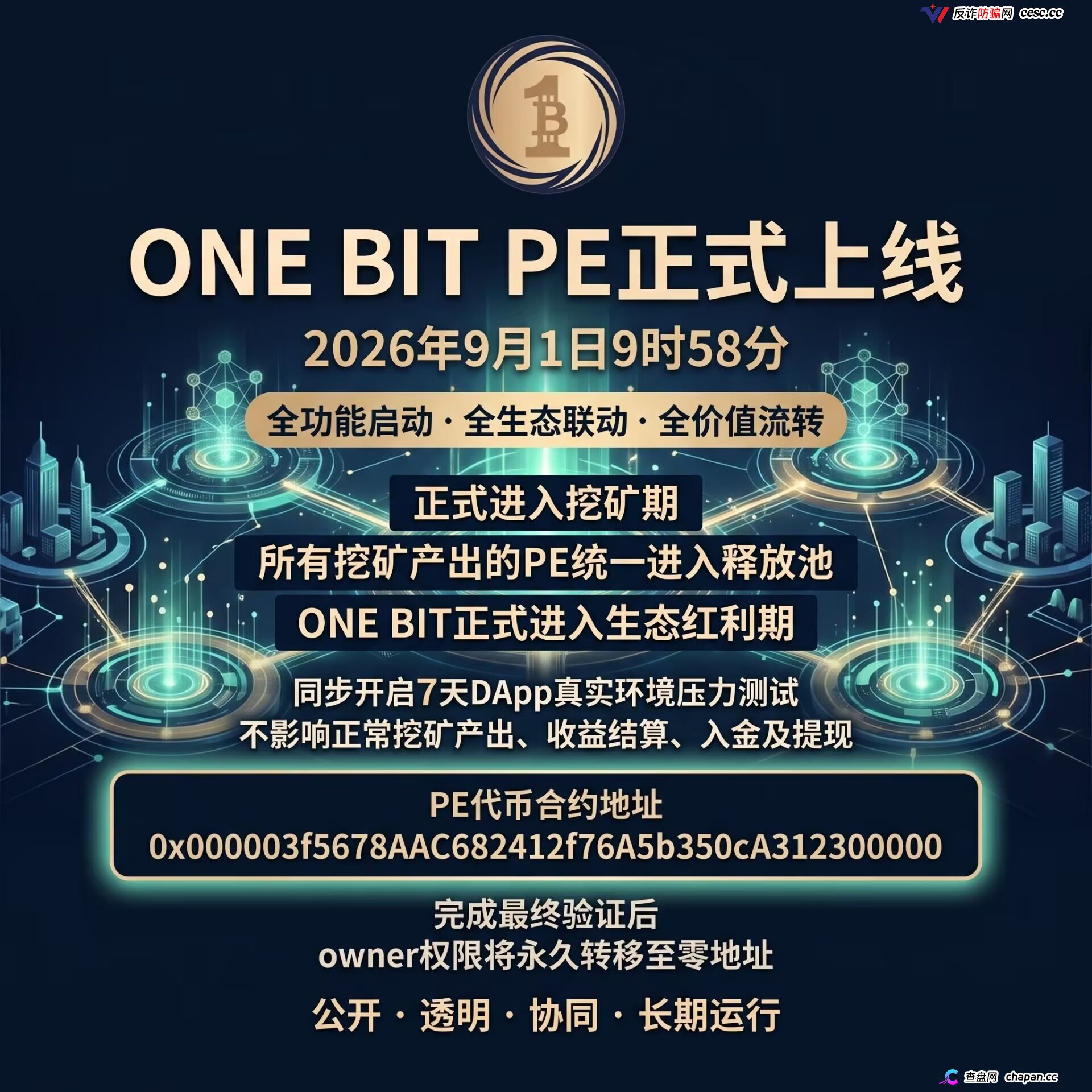 ONE BIT壹比特算力资金盘：奥拉丁崩盘后的新接盘陷阱，1千万盘面随时清零