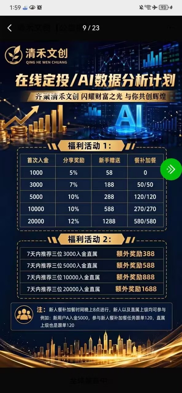 清禾文创:该项目的收益真相:钱从哪来,去往何处,崩盘风险极高,立即撤出